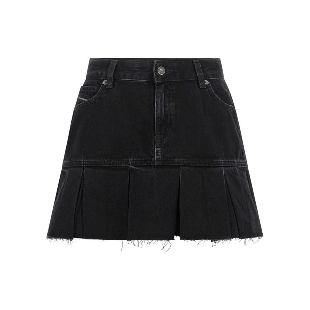 Diesel Blue Cotton Long Women's Skirt